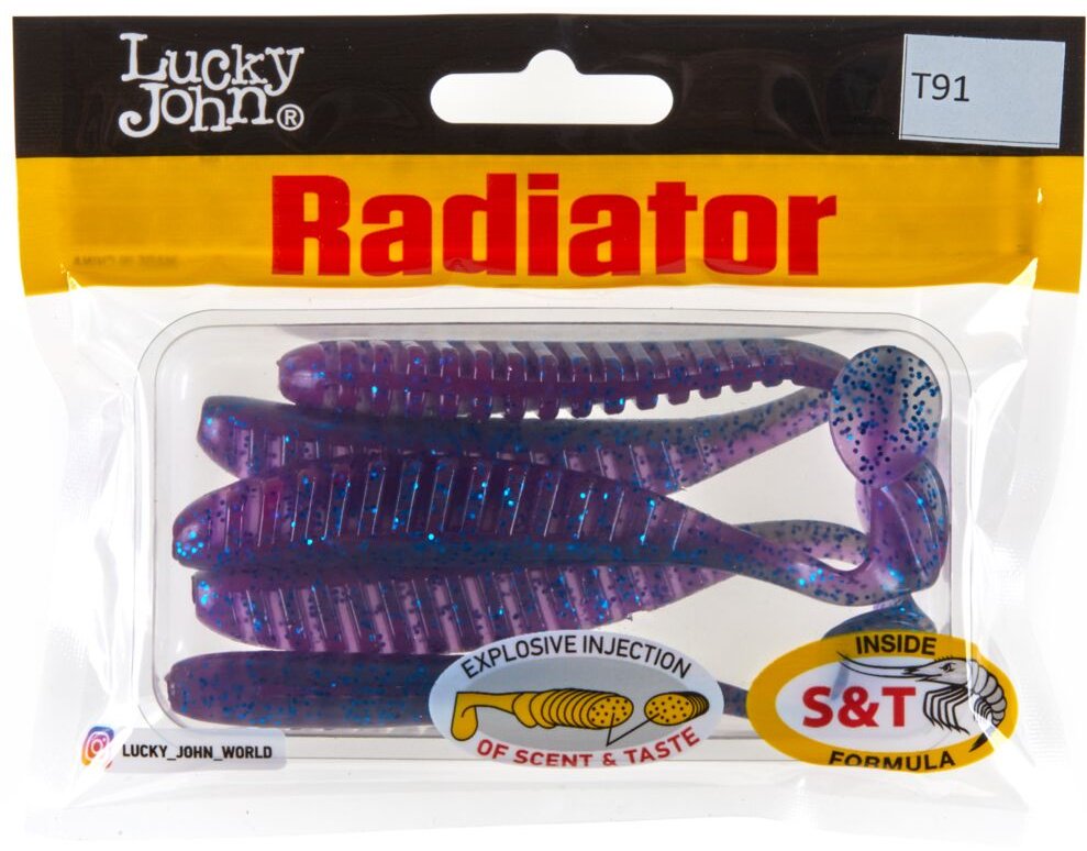Мягкая приманка Lucky John Pro Series RADIATOR 4.0in (10.00)/T91 5 шт 100 мм купить,NaN