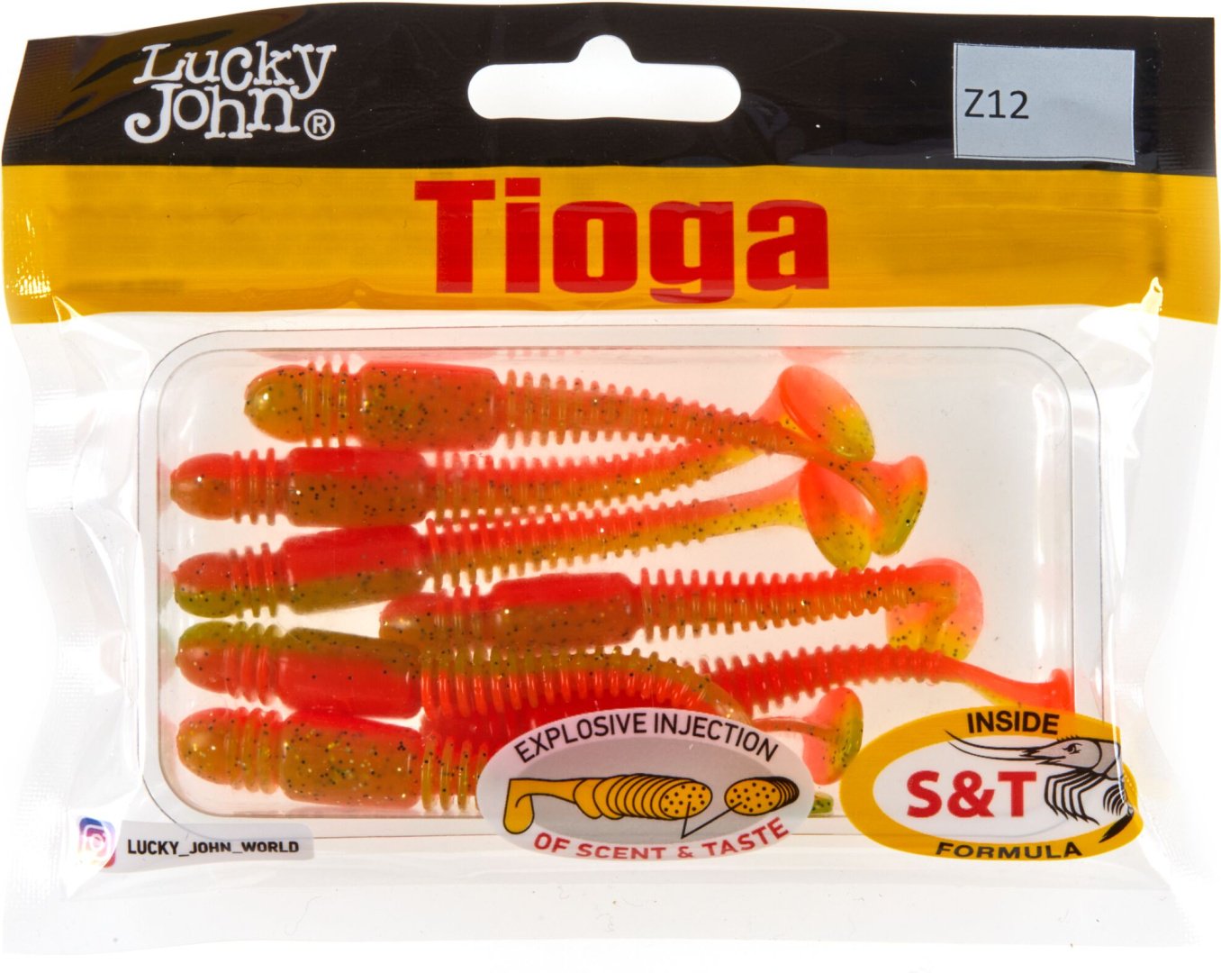 Мягкая приманка Lucky John Tioga 2.9 140103-Z12 7 шт 74 мм Z12 купить,NaN