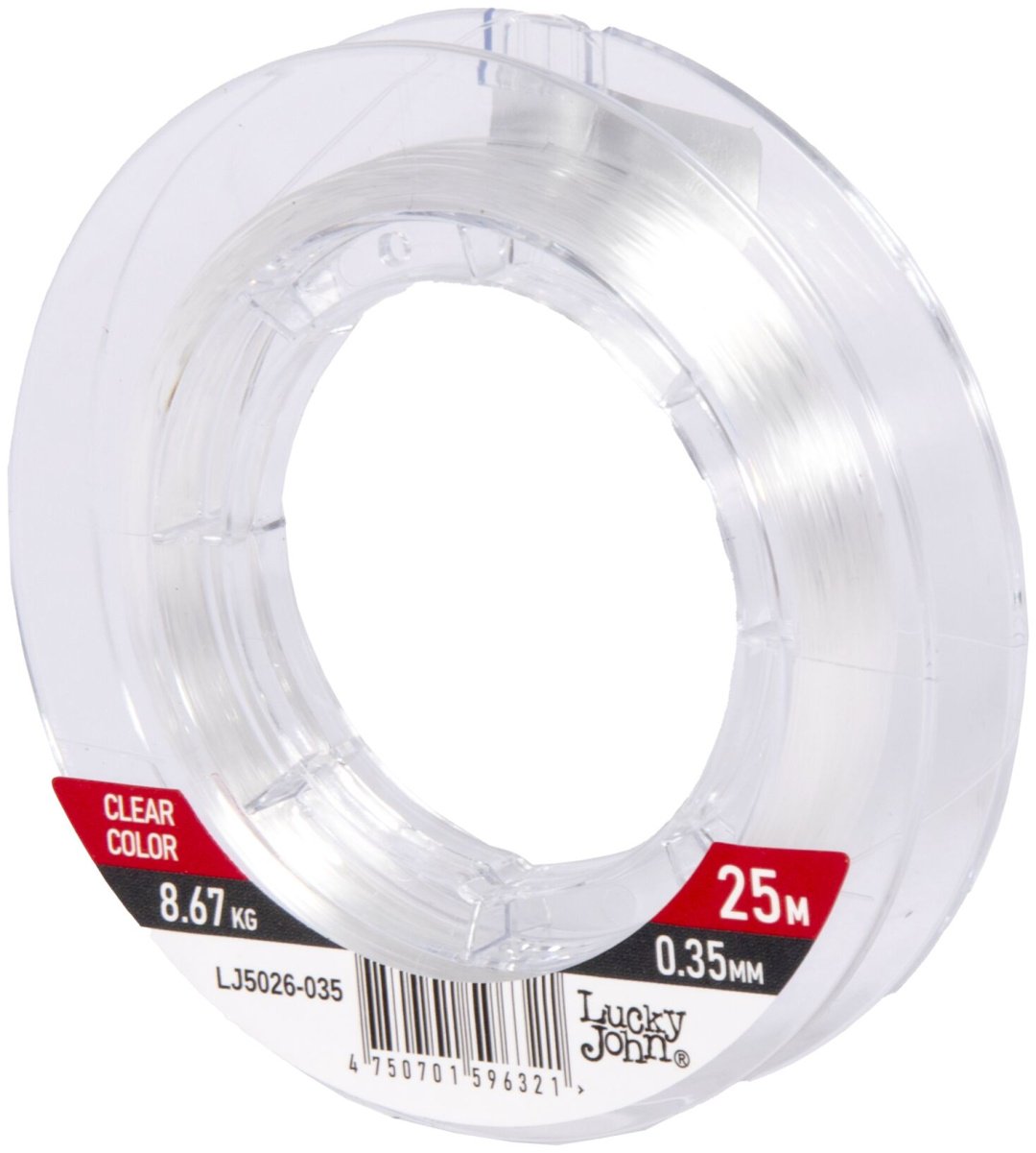 Леска Lucky John флюоркарбоновая ICE SOFT LJ5026-035 0.35 мм прозрачный купить,NaN