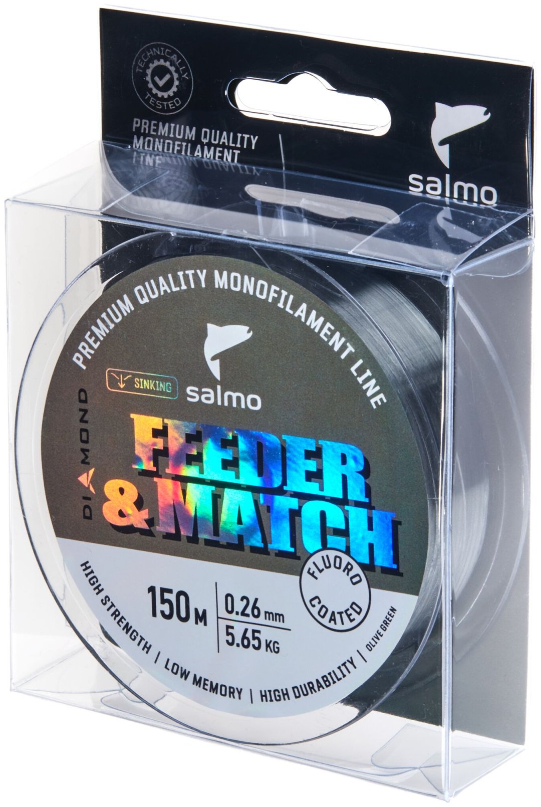 Леска Salmo монофильная 4036-026 0.26 мм зеленый купить,NaN
