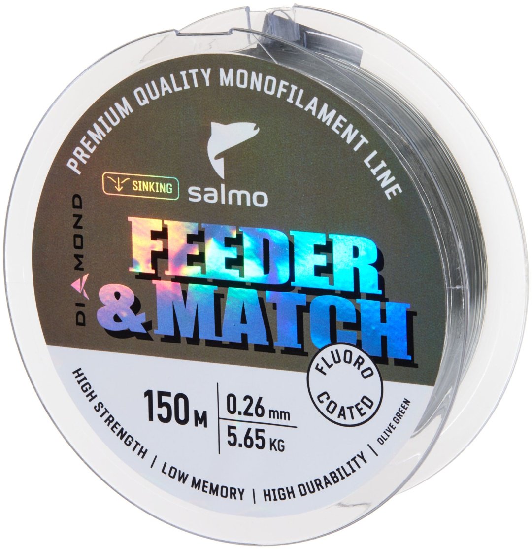 Леска Salmo монофильная 4036-026 0.26 мм зеленый купить,NaN