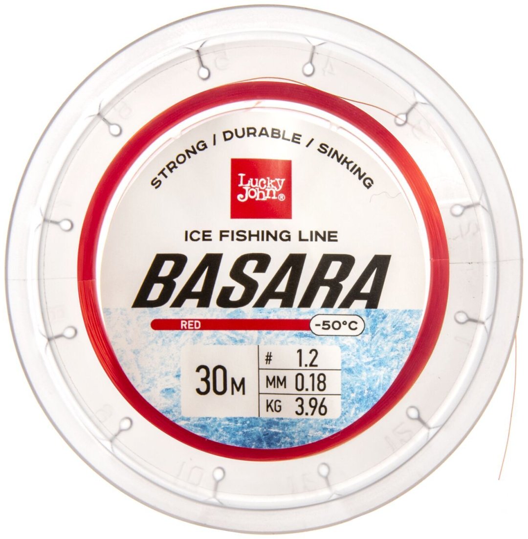 Леска Lucky John монофильная BASARA Red LJ4002-018 18 мм красный купить,NaN
