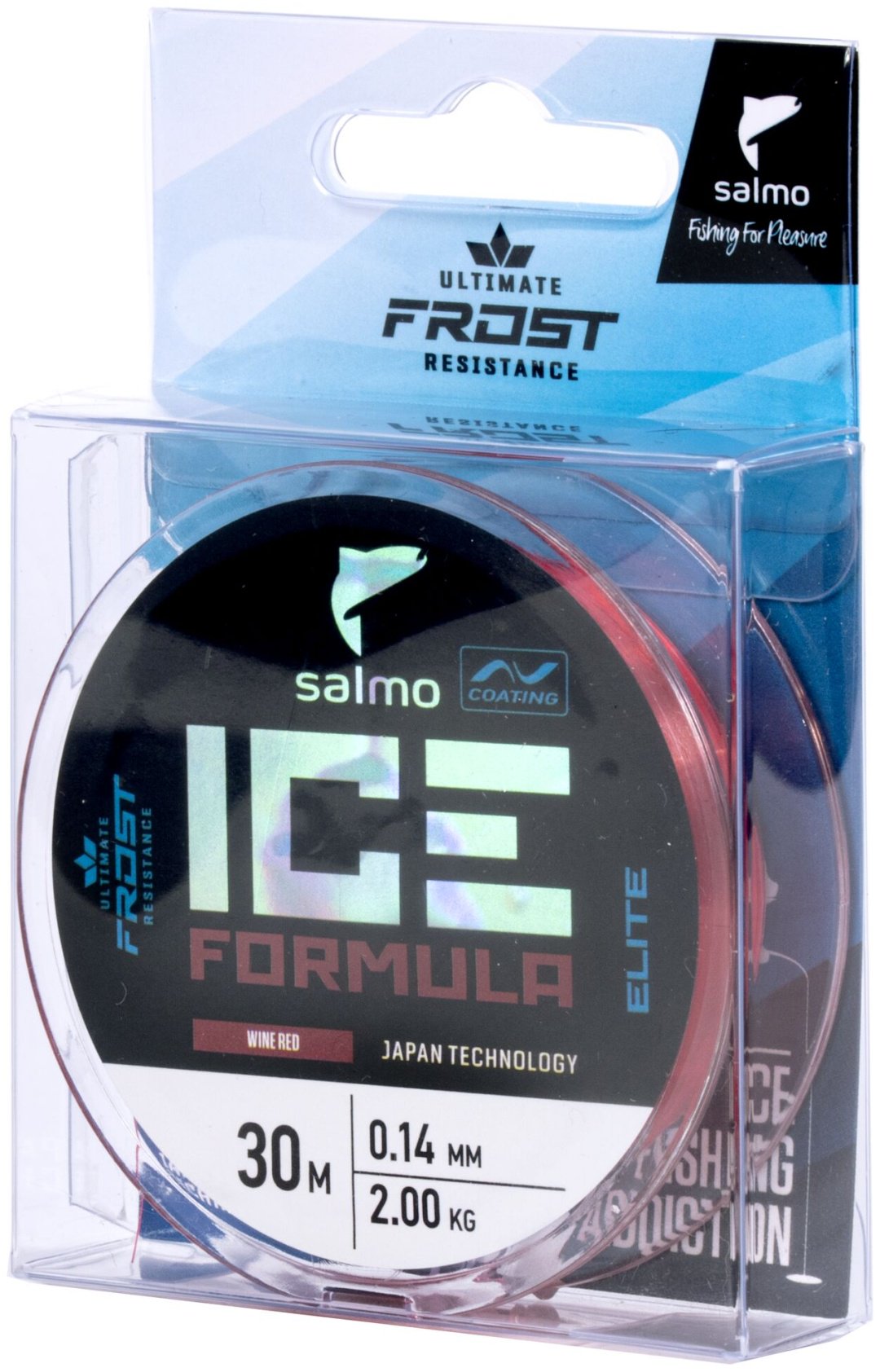 Леска Salmo монофильная 4518-014 0.14 мм красный