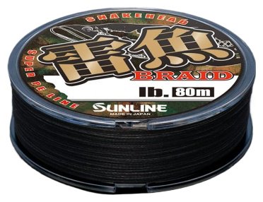 Леска Sunline плетеная Snakerhead Braid 66LB, 6PE, 33kg 0.47 мм мультиколор