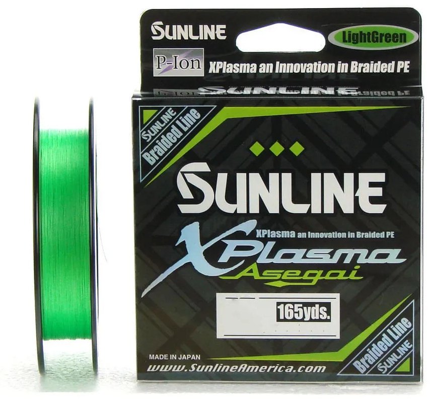 Леска Sunline плетеная XPlasma Asegai 0.153 мм зеленый