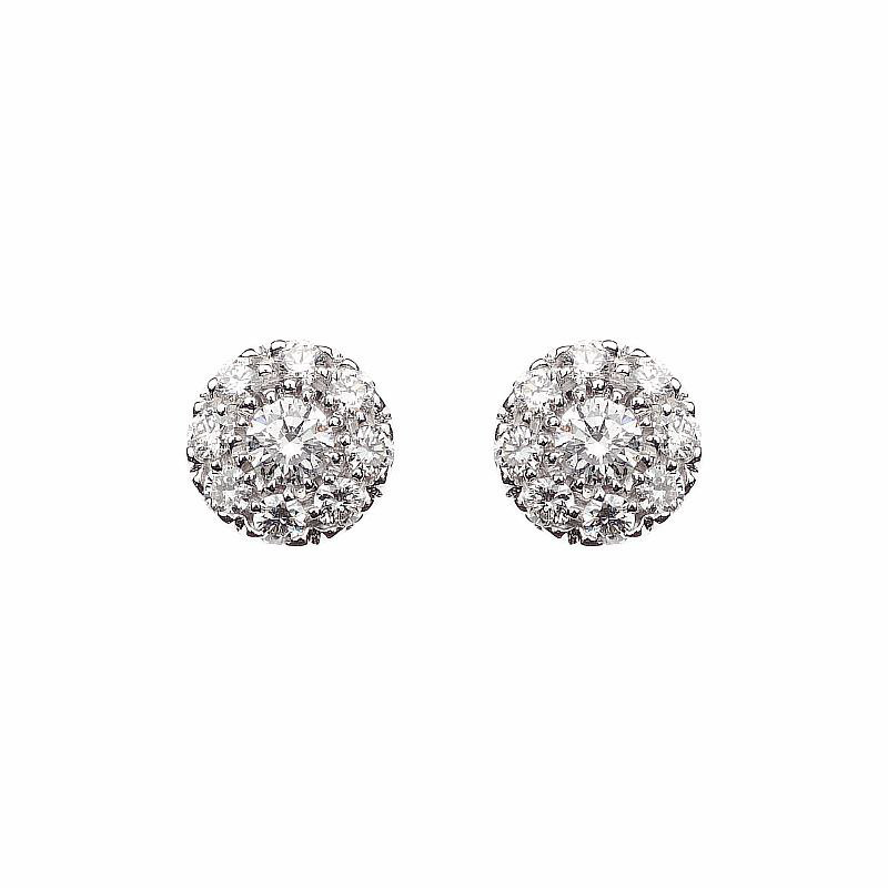 Серьги Crivelli 6801 crv 2,40гр 0,25ct. купить,NaN