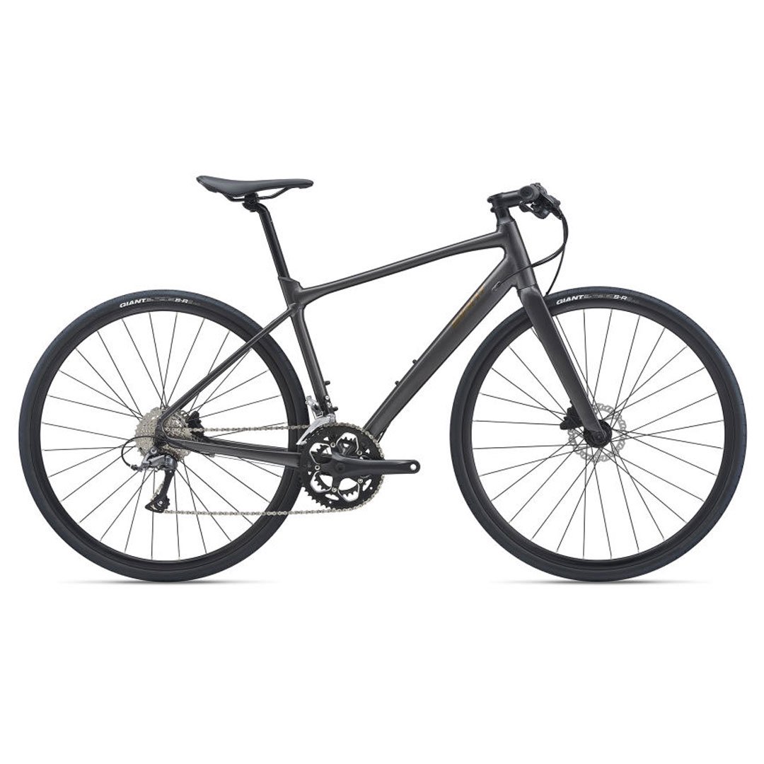 Велосипед Giant FastRoad SL 3 2021 S 700 14 metallic black купить,NaN