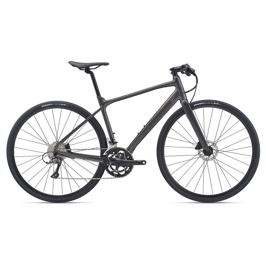Велосипед Giant FastRoad SL 3 2021 S 700 14 metallic black купить,NaN