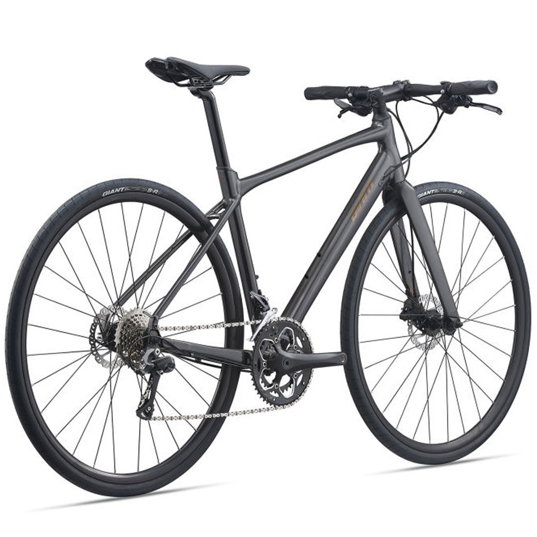 Велосипед Giant FastRoad SL 3 2021 S 700 14 metallic black купить,NaN