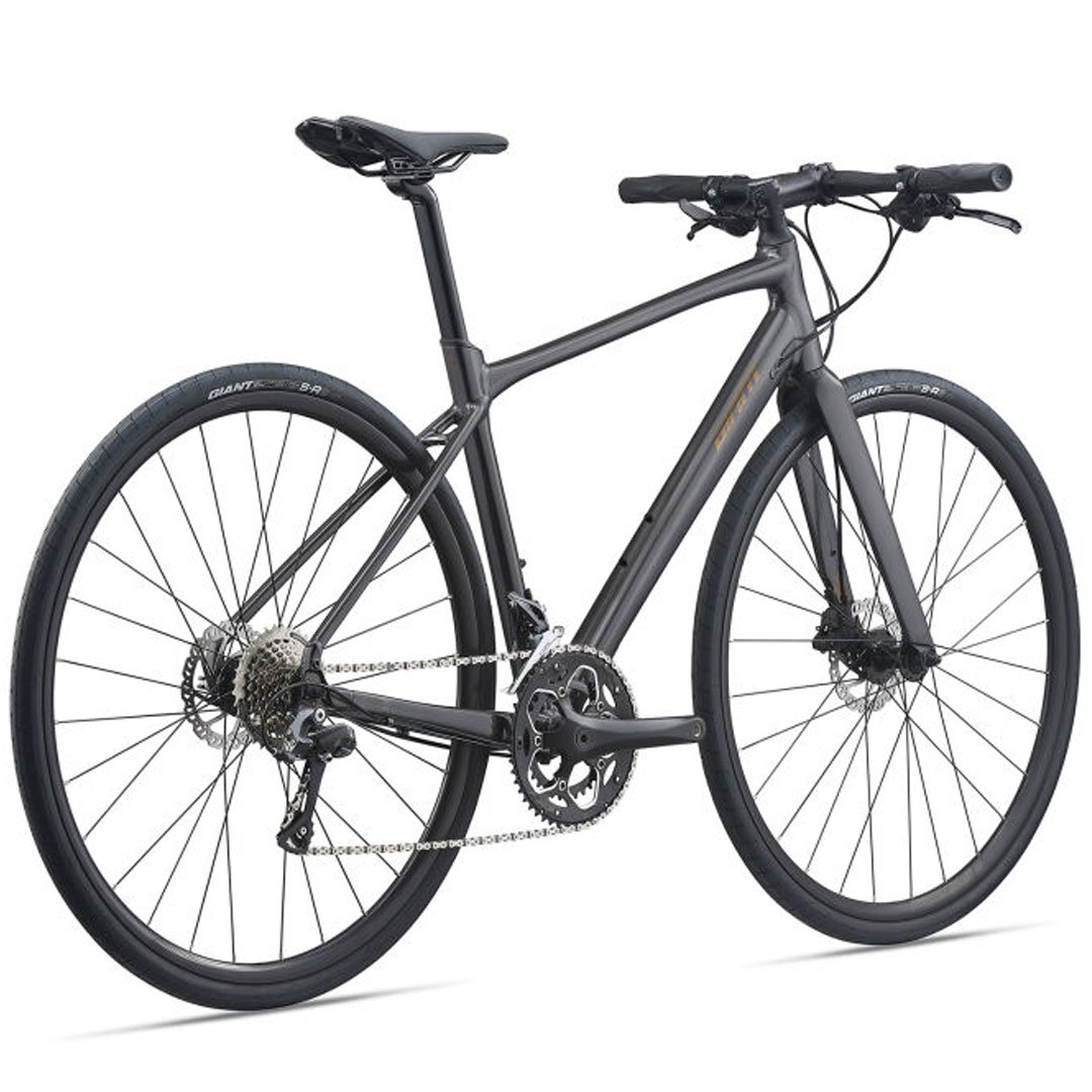 Велосипед Giant FastRoad SL 3 2021 S 700 14 metallic black купить,NaN