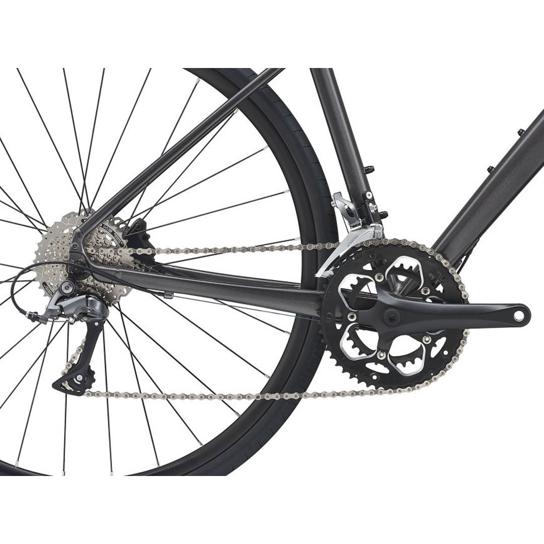 Велосипед Giant FastRoad SL 3 2021 S 700 14 metallic black купить,NaN