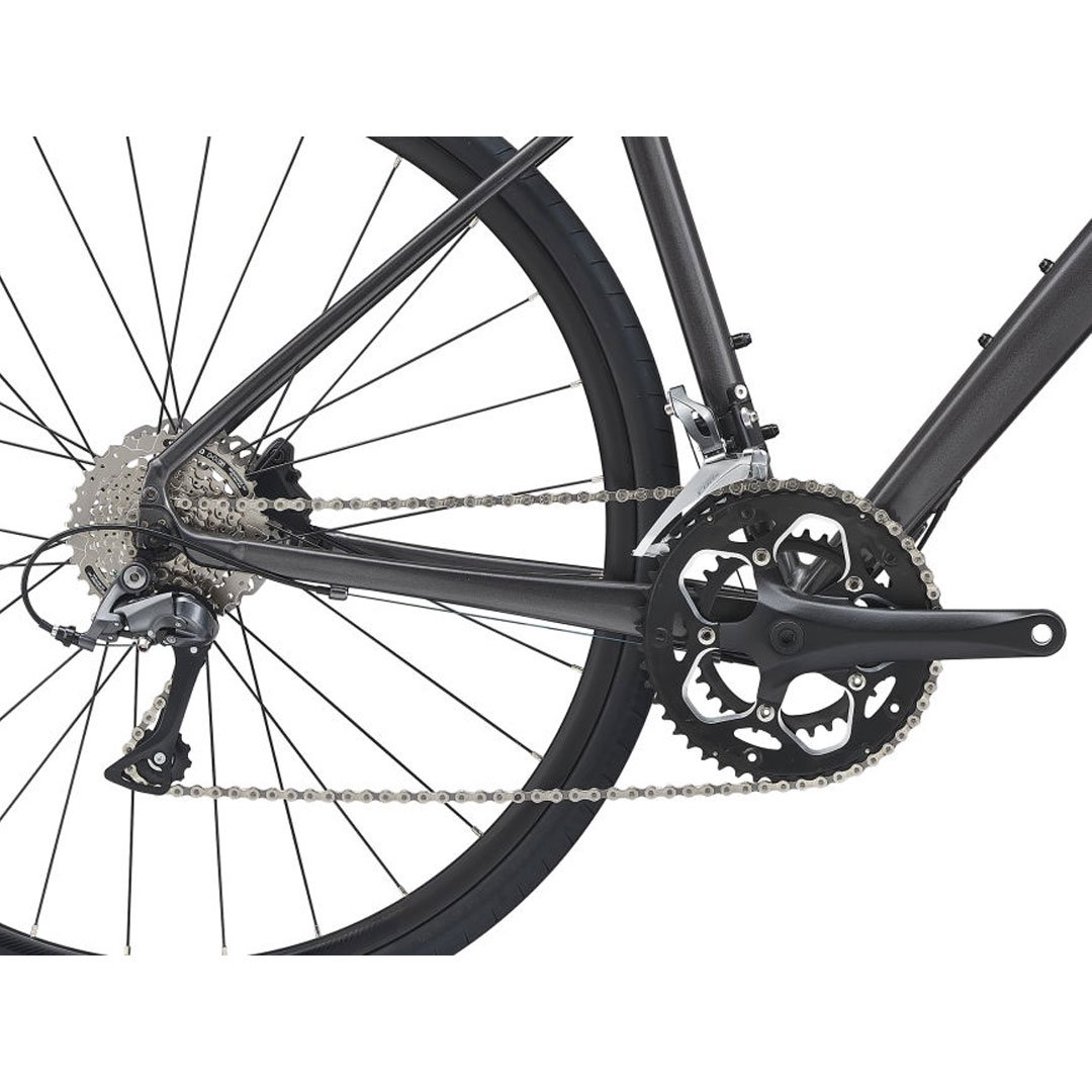 Велосипед Giant FastRoad SL 3 2021 S 700 14 metallic black купить,NaN