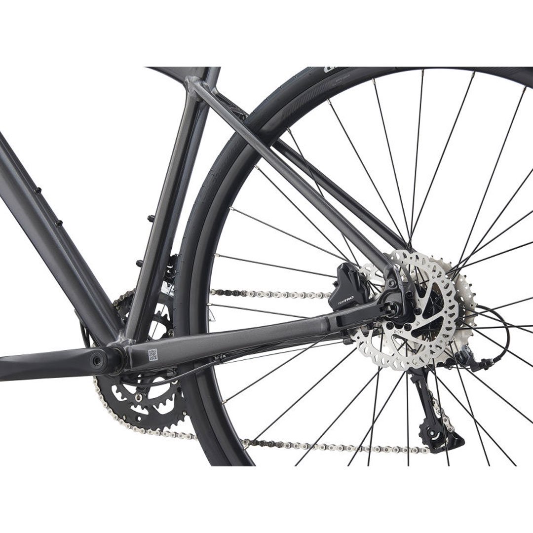 Велосипед Giant FastRoad SL 3 2021 S 700 14 metallic black купить,NaN