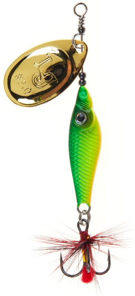 Блесна Lucky John TRIAN BLADE ROUND LJTBR12-012 1 шт зеленый, золотистый купить,NaN