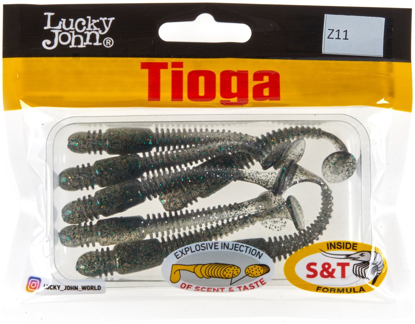 Мягкая приманка Lucky John Tioga 2.9 140103-Z11 7 шт 74 мм Z11 купить,NaN