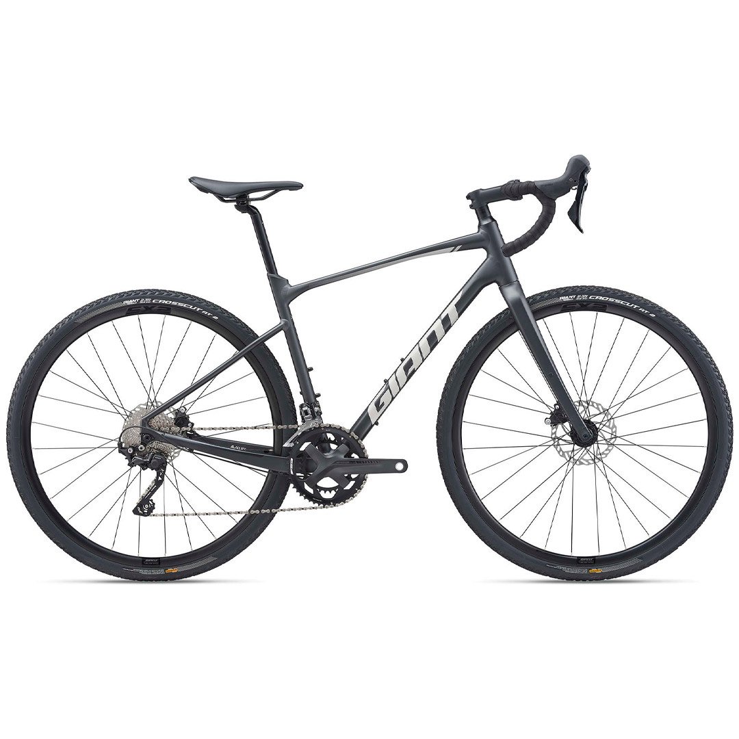 Велосипед Giant Revolt 0 2021 ML 700 16 gunmetal black купить,NaN