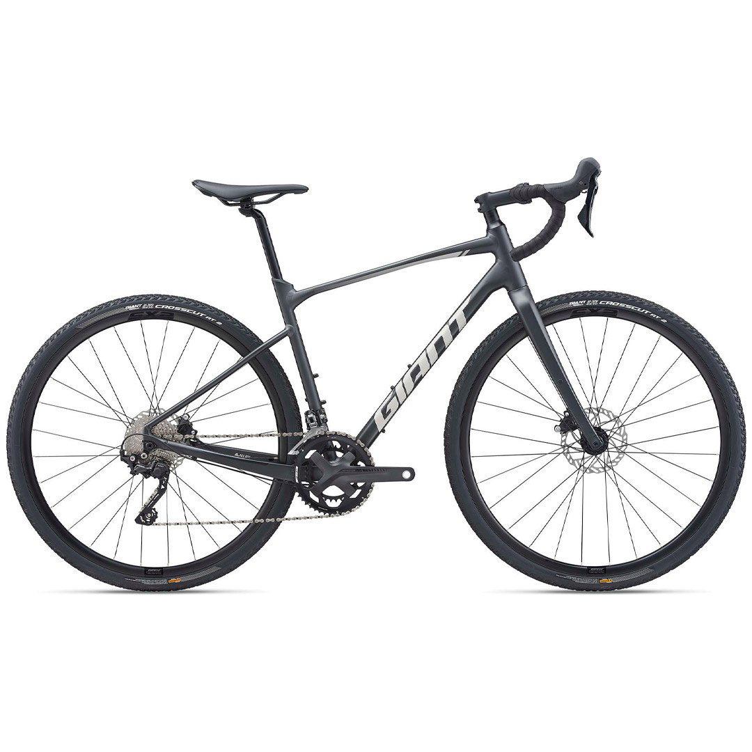 Велосипед Giant Revolt 0 2021 ML 700 16 gunmetal black купить,NaN