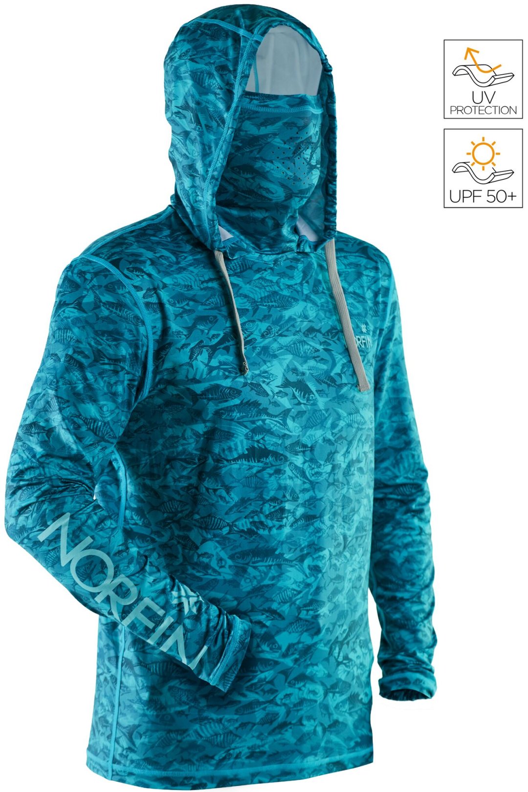 Джемпер NORFIN SUN PRO MARLIN HOODIE GREEN S