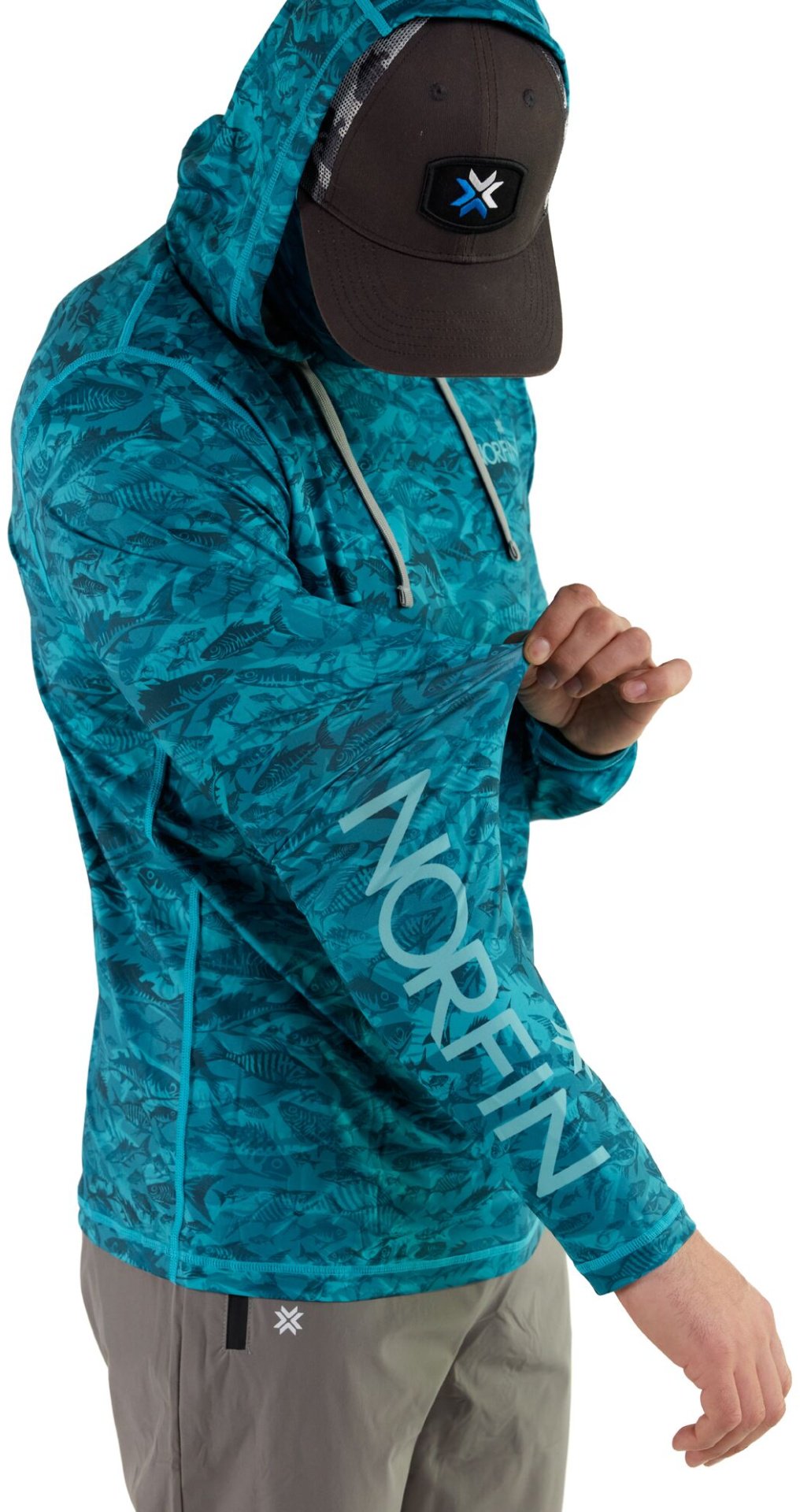 Джемпер NORFIN SUN PRO MARLIN HOODIE GREEN S