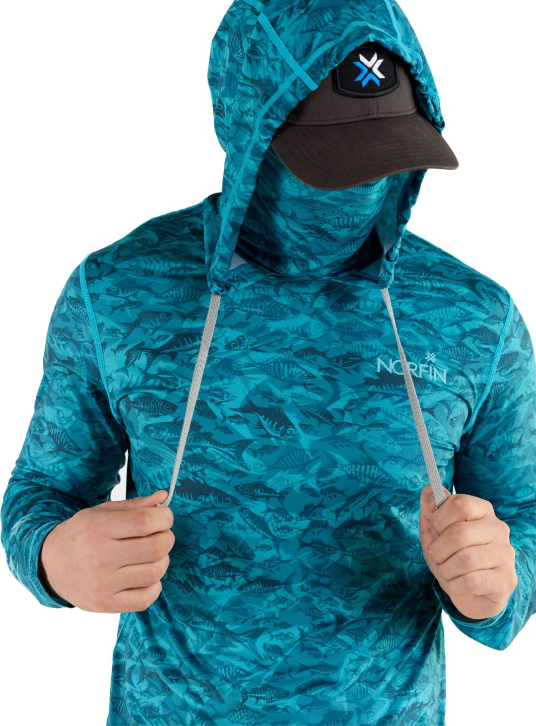 Джемпер NORFIN SUN PRO MARLIN HOODIE GREEN S купить,28750