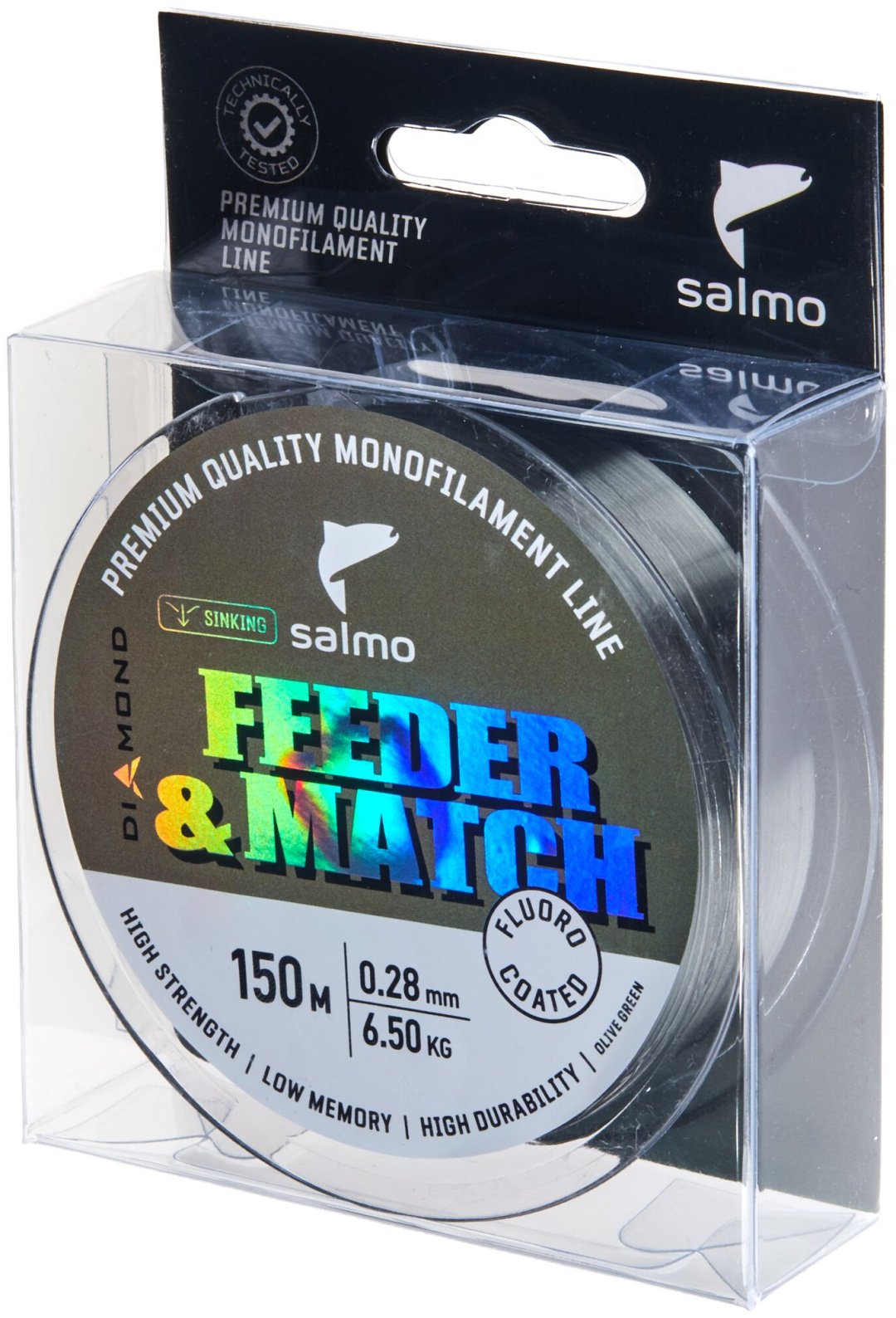 Леска Salmo монофильная 4036-028 0.28 мм зеленый купить,NaN