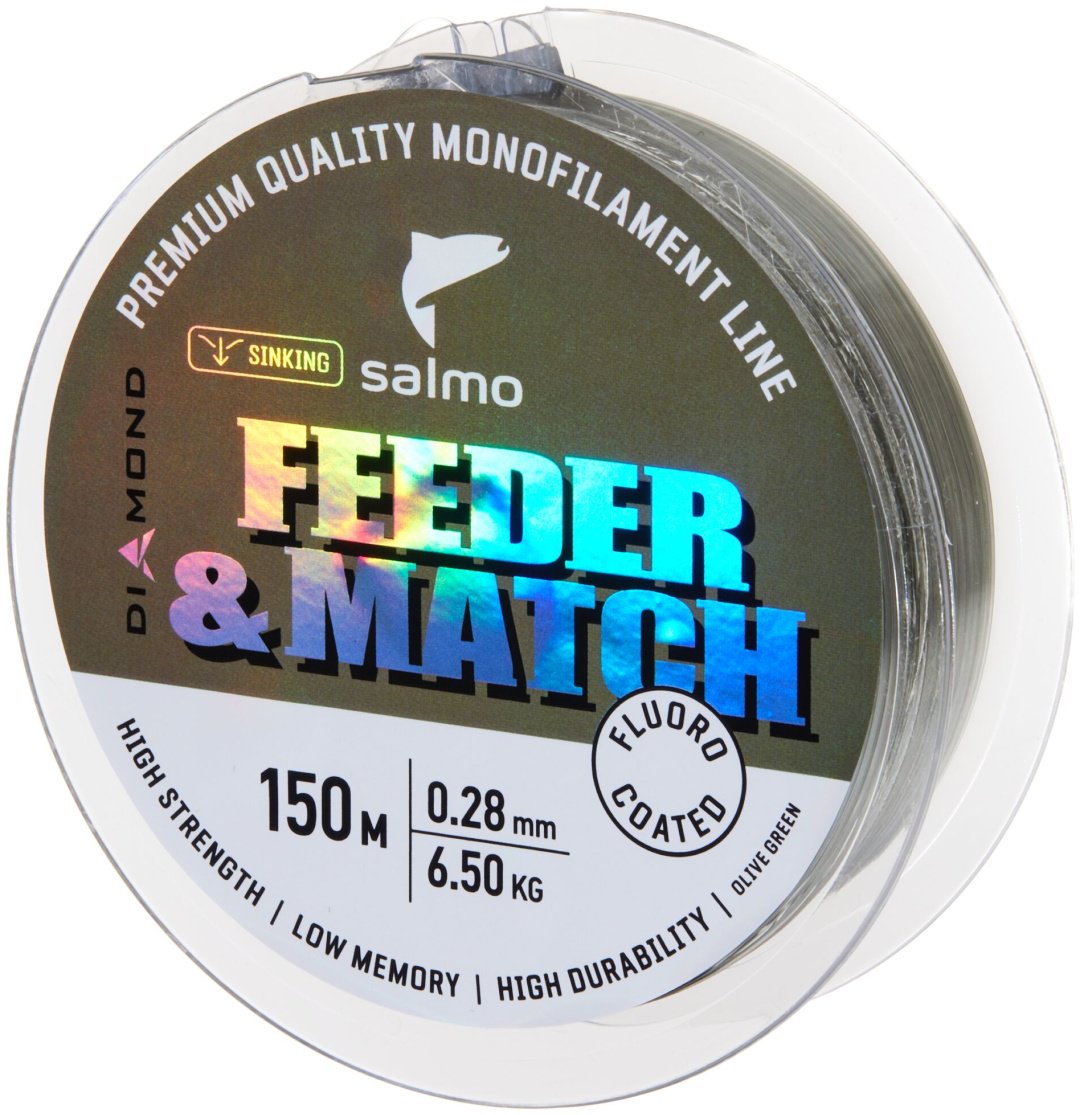 Леска Salmo монофильная 4036-028 0.28 мм зеленый купить,NaN