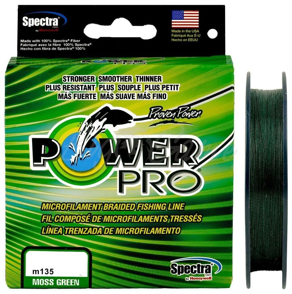 Леска Power Pro плетеная PP135MGR008 0.08 мм зеленый купить,NaN
