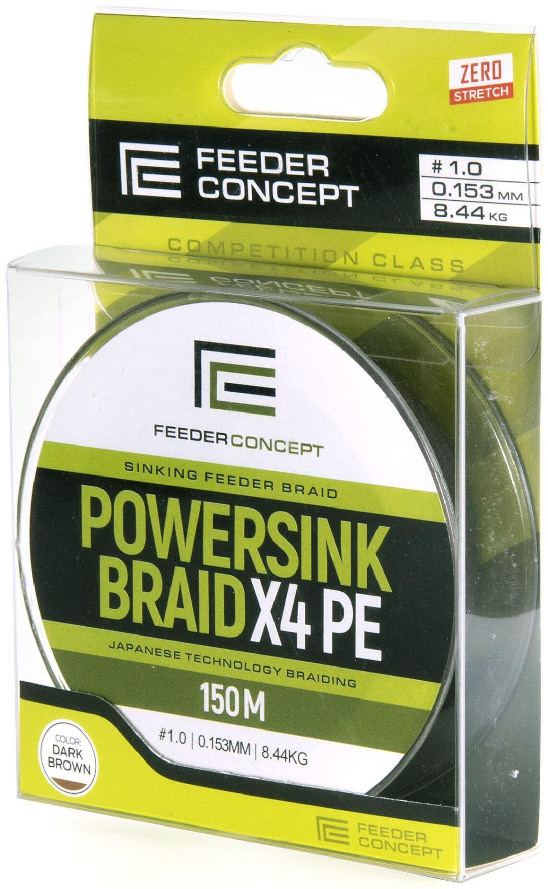 Леска Feeder Concept плетеная POWERSINK FC4909-015 0.15 мм коричневый