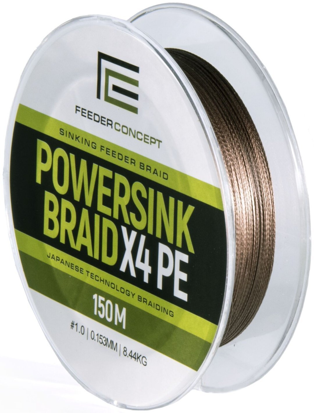 Леска Feeder Concept плетеная POWERSINK FC4909-015 0.15 мм коричневый