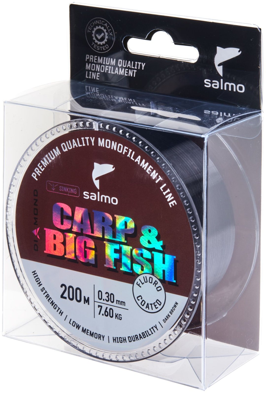 Леска Salmo монофильная 4039-030 0.3 мм коричневый