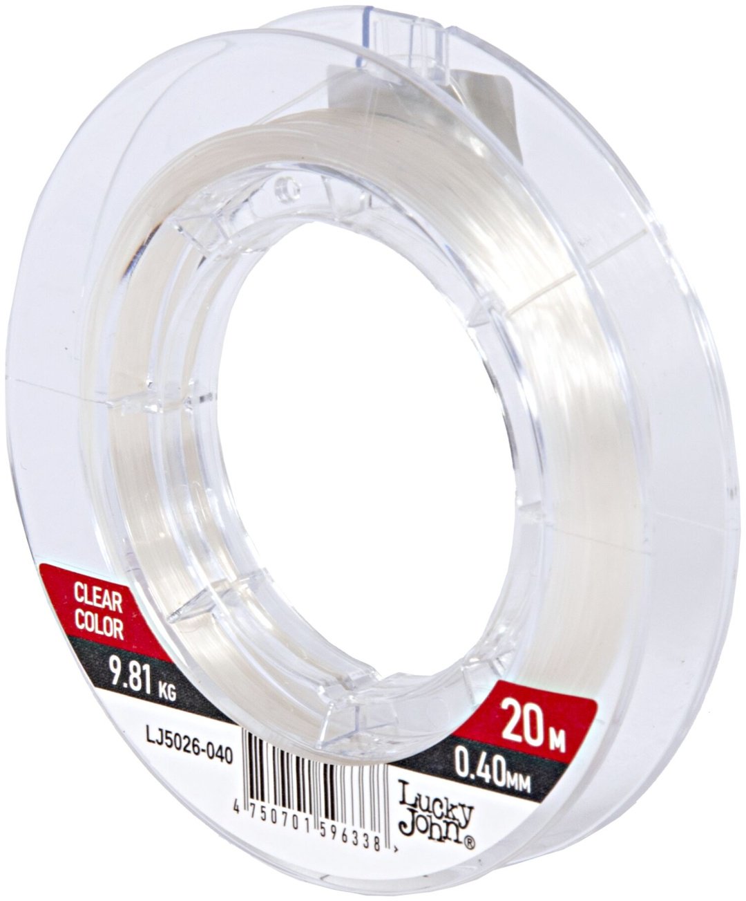 Леска Lucky John флюоркарбоновая ICE SOFT LJ5026-040 0.4 мм прозрачный