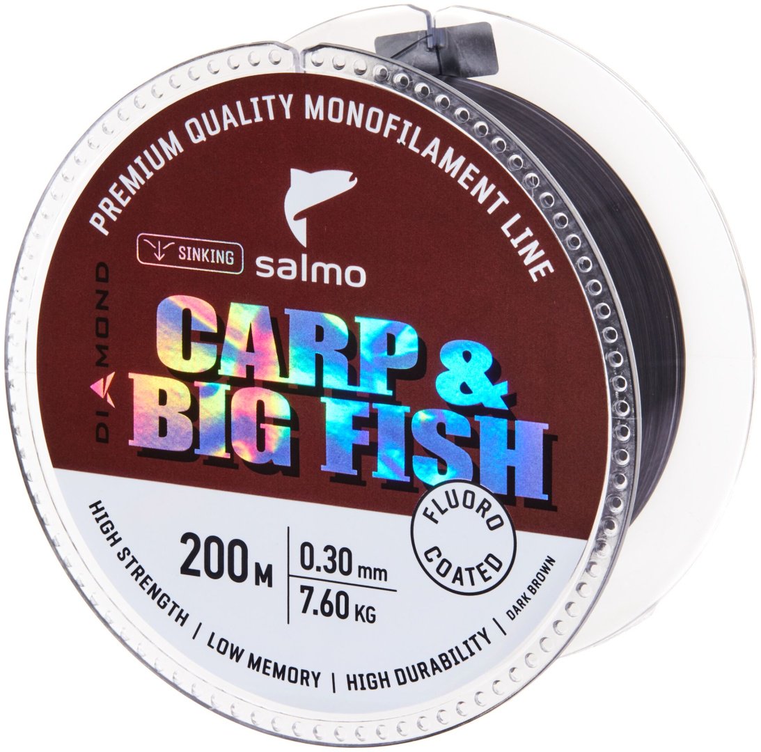 Леска Salmo монофильная 4039-030 0.3 мм коричневый