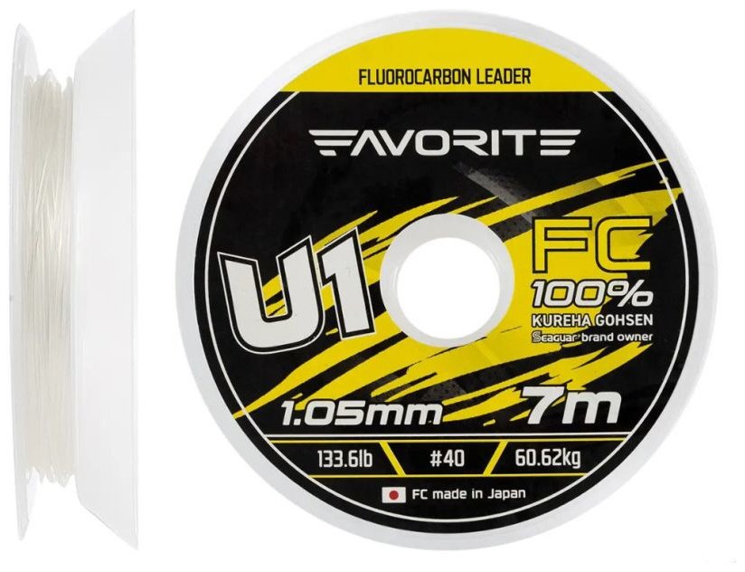 Леска Favorite флюоркарбоновая 1693.11.99 1.05 мм прозрачный
