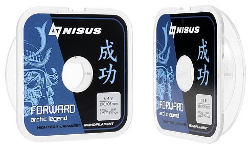Леска NISUS монофильная N-FAG-0.105-50 0.105 мм прозрачный