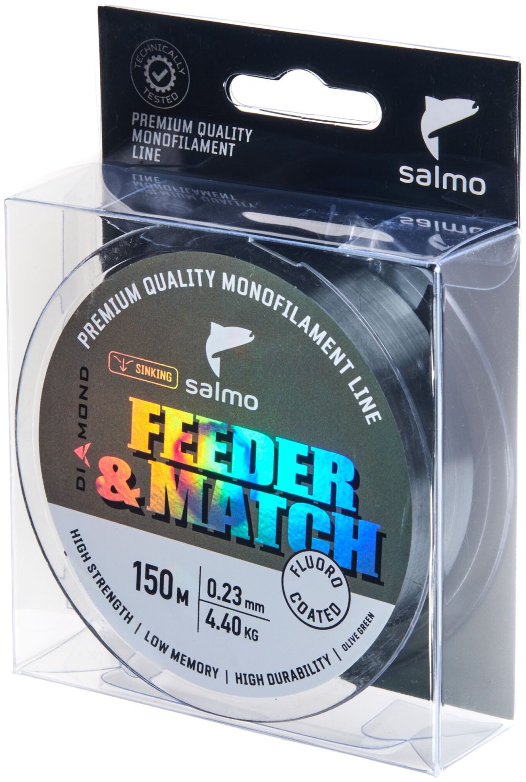 Леска Salmo монофильная 4036-023 0.23 мм зеленый