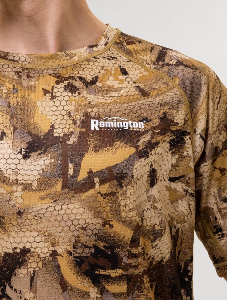 Футболка Remington Moisture Removal RM1306-995 Yellow Waterfowl Honeycombs S купить,NaN