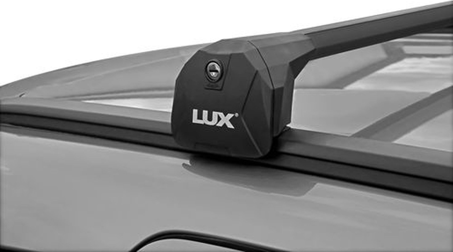 Поперечины Багажная система БС6 Lux SCOUT черная на интегрированные рейлинги для MINI Countryman I (R60) 2010-2016