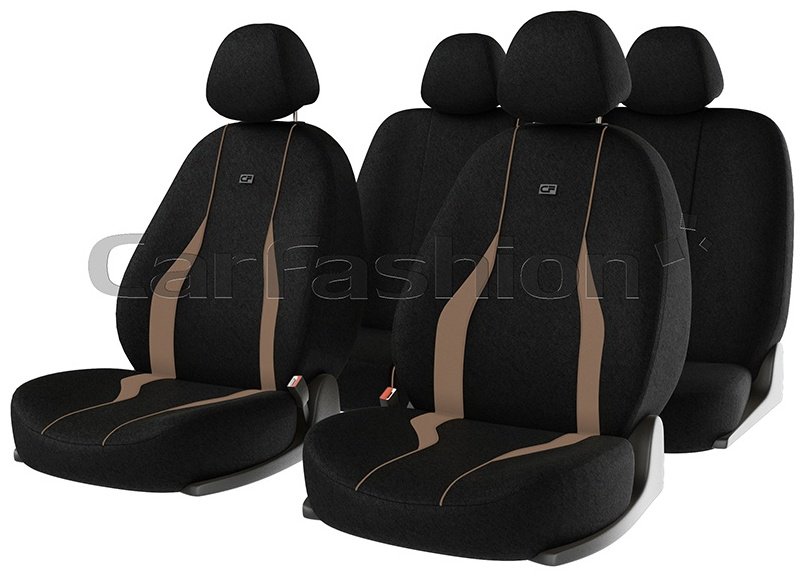 Carfashion Neon 10007 бежевый-черный