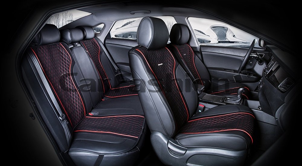 Carfashion Element Plus черный-красный