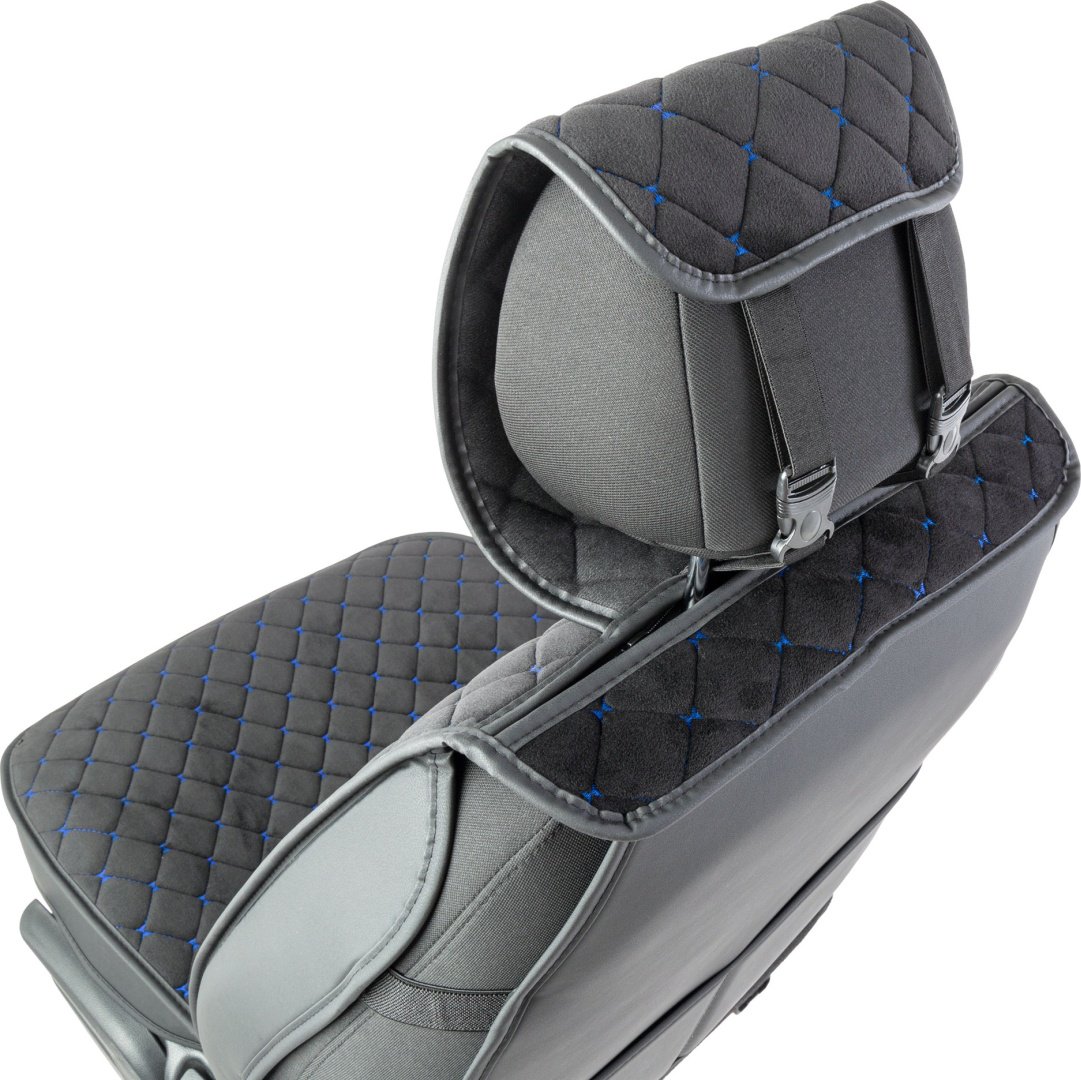 Car Performance накидка на сиденье CUS-2012 BK/BL черный-синий