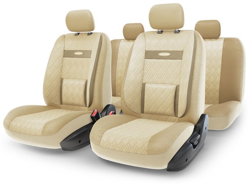 AUTOPROFI чехлы универсальные Comfort COM-1105GP L.BE/L.BE бежевый