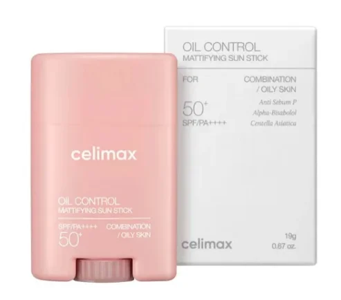 Стик Celimax Oil Control Mattifying Sun Stick для лица, для носогубной области 19 мл