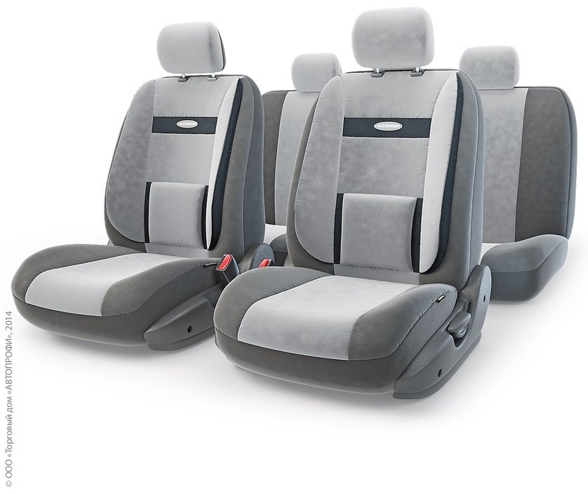 AUTOPROFI COM-1105 D.GY/L.GY серый