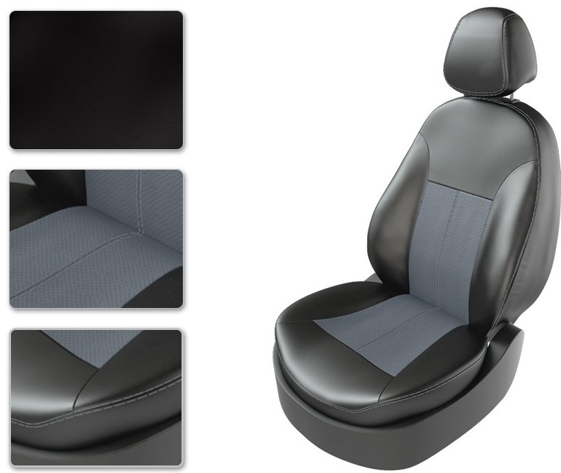 Carfashion 212718060404 Hyundai Creta 2016-2020 серый, черный