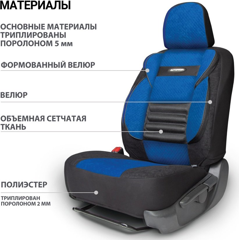 AUTOPROFI CMB-1108 универсальный синий, черный