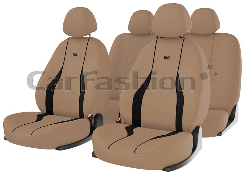 Carfashion Neon 10006 черный-бежевый