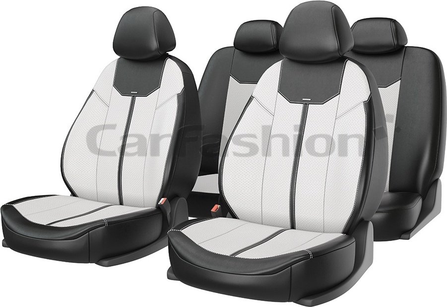 Carfashion Mustang 10035 белый-черный
