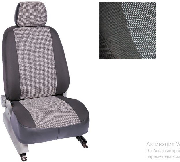 Seintex 88378 Hyundai Accent, Solaris 2017-2021 серый, черный
