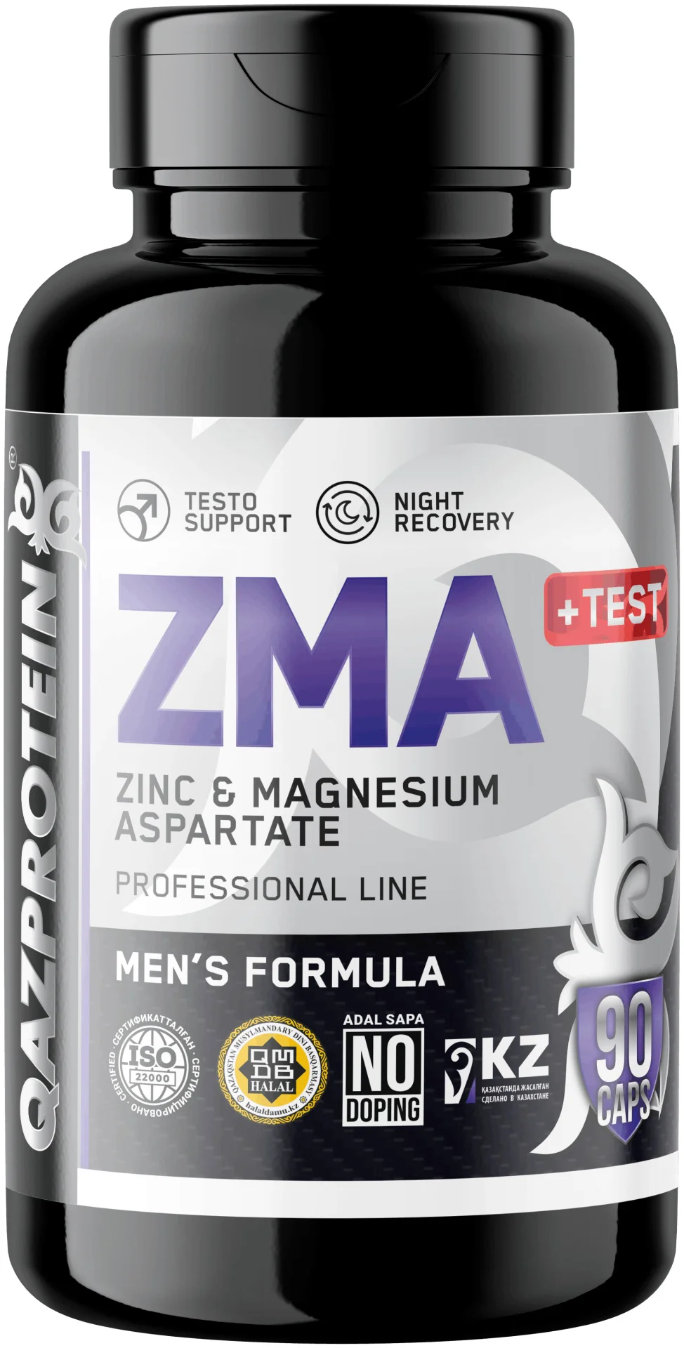 Тестостероновый бустер Qazprotein ZMA 90 капсул
