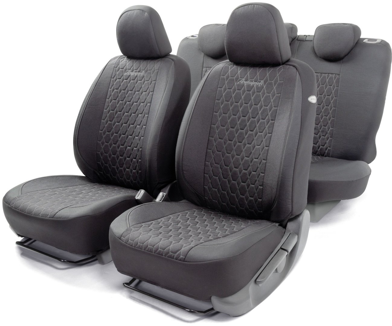 AUTOPROFI чехлы универсальные Verona VER-1505 BK/GY черный,серый